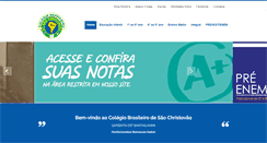 Desktop Screenshot of colbrasileiro.com.br